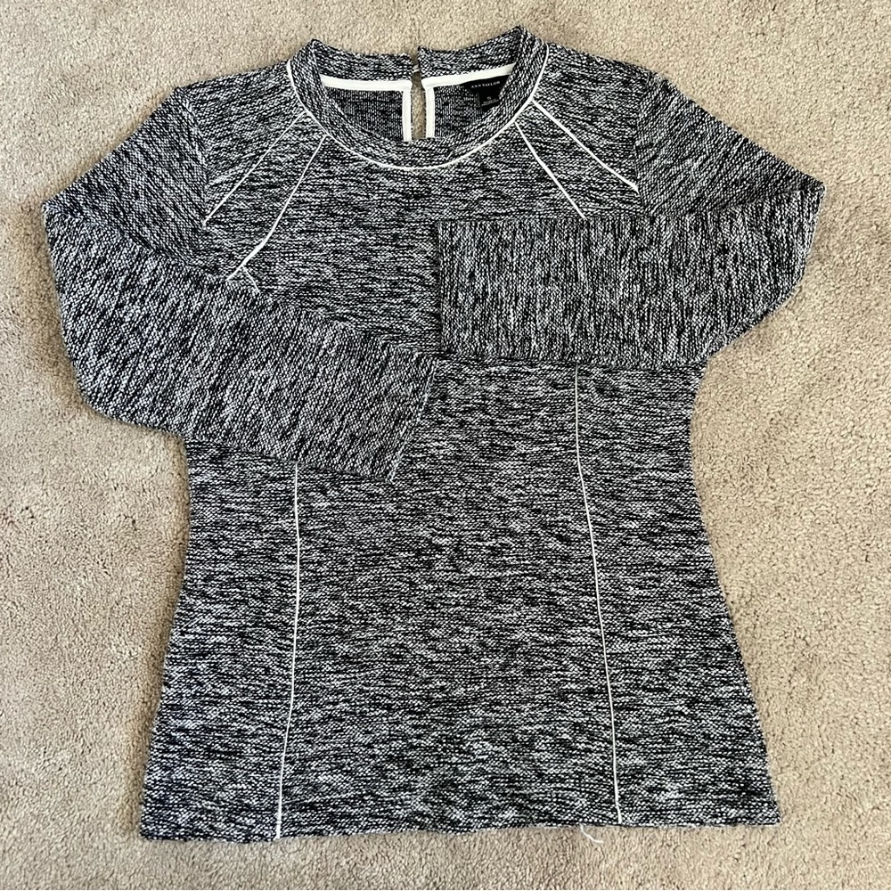 Ann Taylor Black & White Top